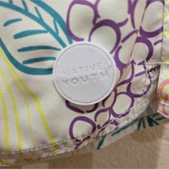 NATIVE YOUTH Mens Tropical Print Shorts - Multicolor - Picture 3 of 14